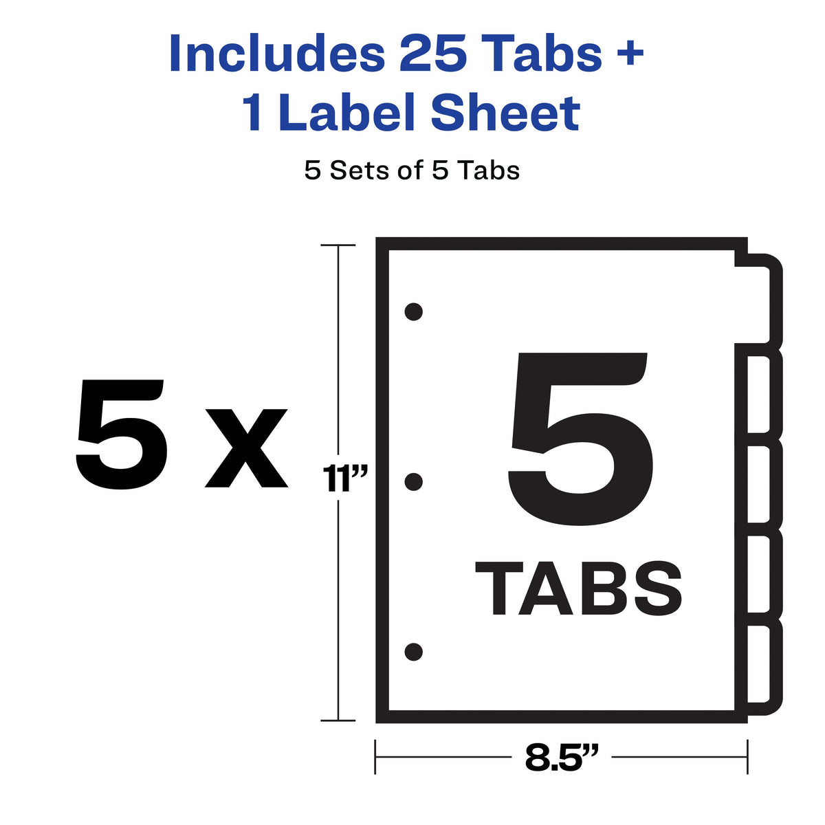 AV Index Maker Tabs 5
