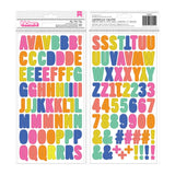 LIVE LIFE HAPPY ALPHABET STICKERS 127PCS