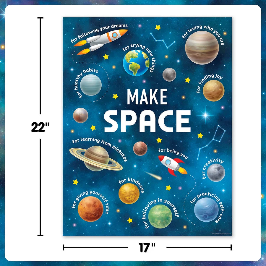 Outer Space Crew Make Space Chart