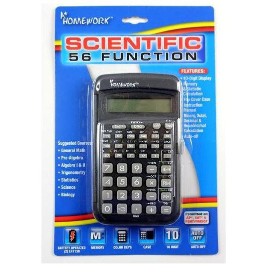 SCIENTIFIC CALCULATOR 56 FUNCTIONS