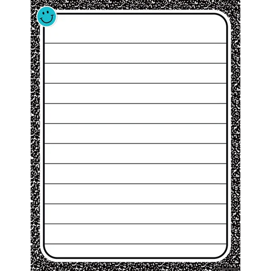 COOL FOR SCHOOL COMPOSITION LINED CHART