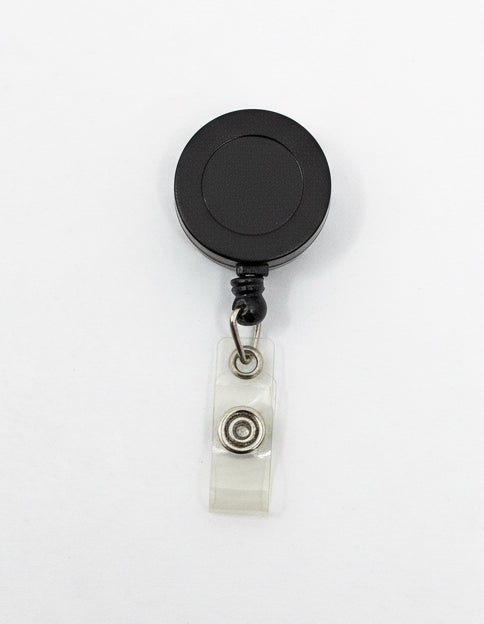 Yo-yo Retráctil Portacarne Negro |12 pzas