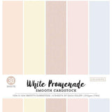 VINTAGE WHITES SMOOTH CARDSTOCK PAPER PAD 12X12
