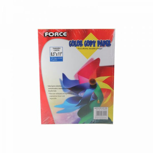 PAPEL BOND 20 LB COLORES SURTIDOS 100 HOJAS