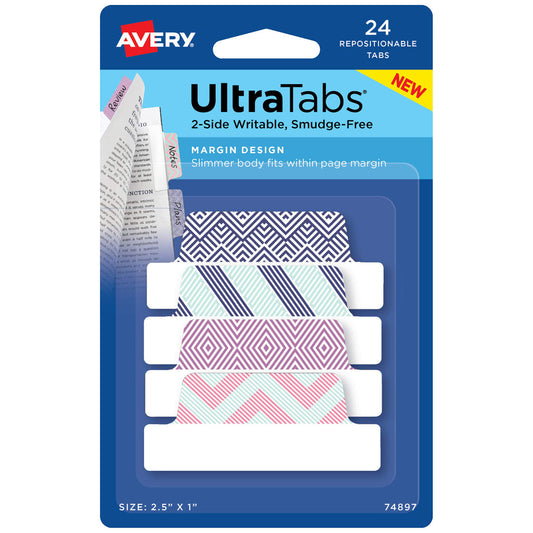 ULTRA TABS 24 MARGIN 2-SIDE GEOMETRIC DESIGNS