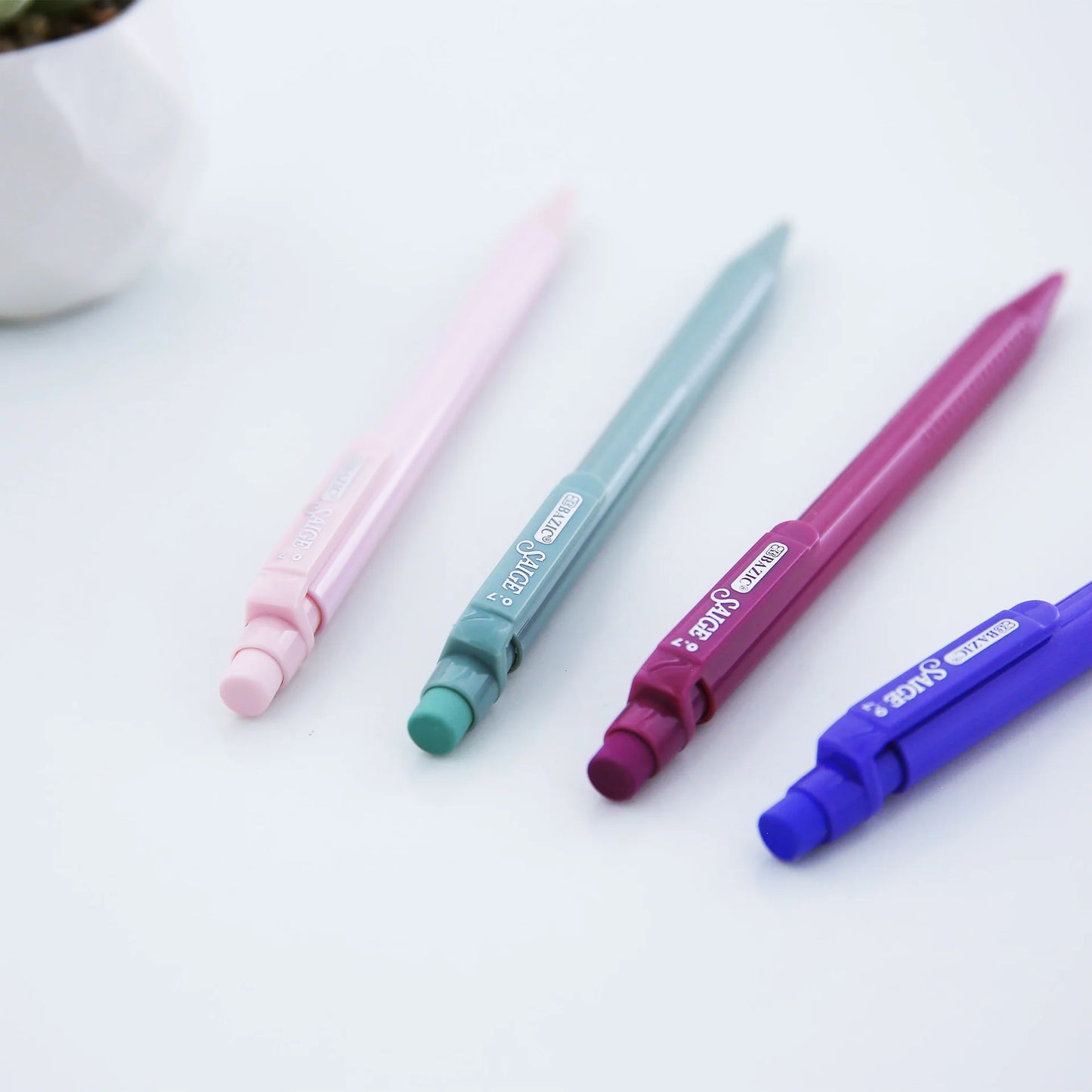 BAZIC Saige Serena 0.7 mm Mechanical Pencil (4/Pack)