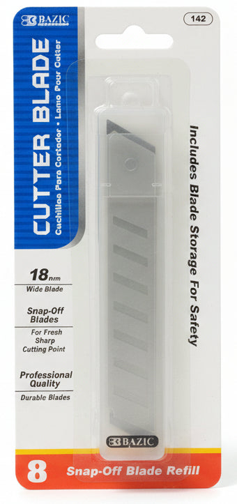 Cutter Blade | Cuchilla para Cortador | 18mm | PQT.12