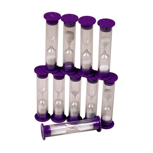 SAND TIMERS SET10 3MINUTES TIMES 7626