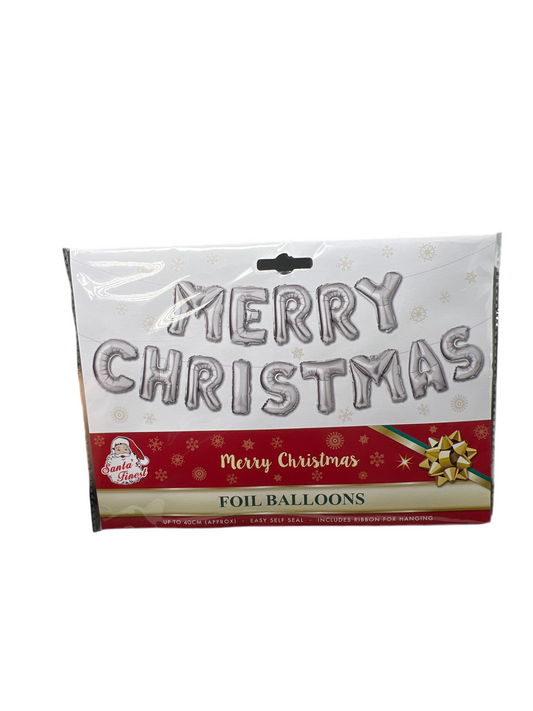 MERRY CHRISTMAS MYLAR BALLONS