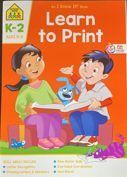 MANUSCRIPT WRITING BOOK GRADES K-2