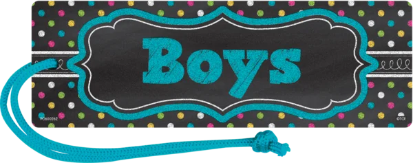 CHALKBOARD BRIGHTS MAGNETIC BOYS PASS