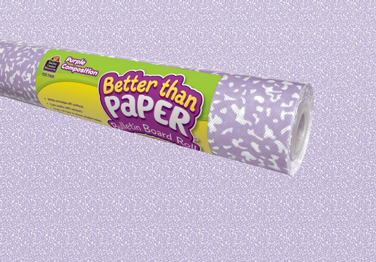 Composition Purple Better Than Paper Bulletin Board Roll