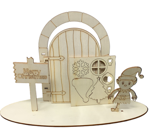 DIY Christmas wooden Puzz