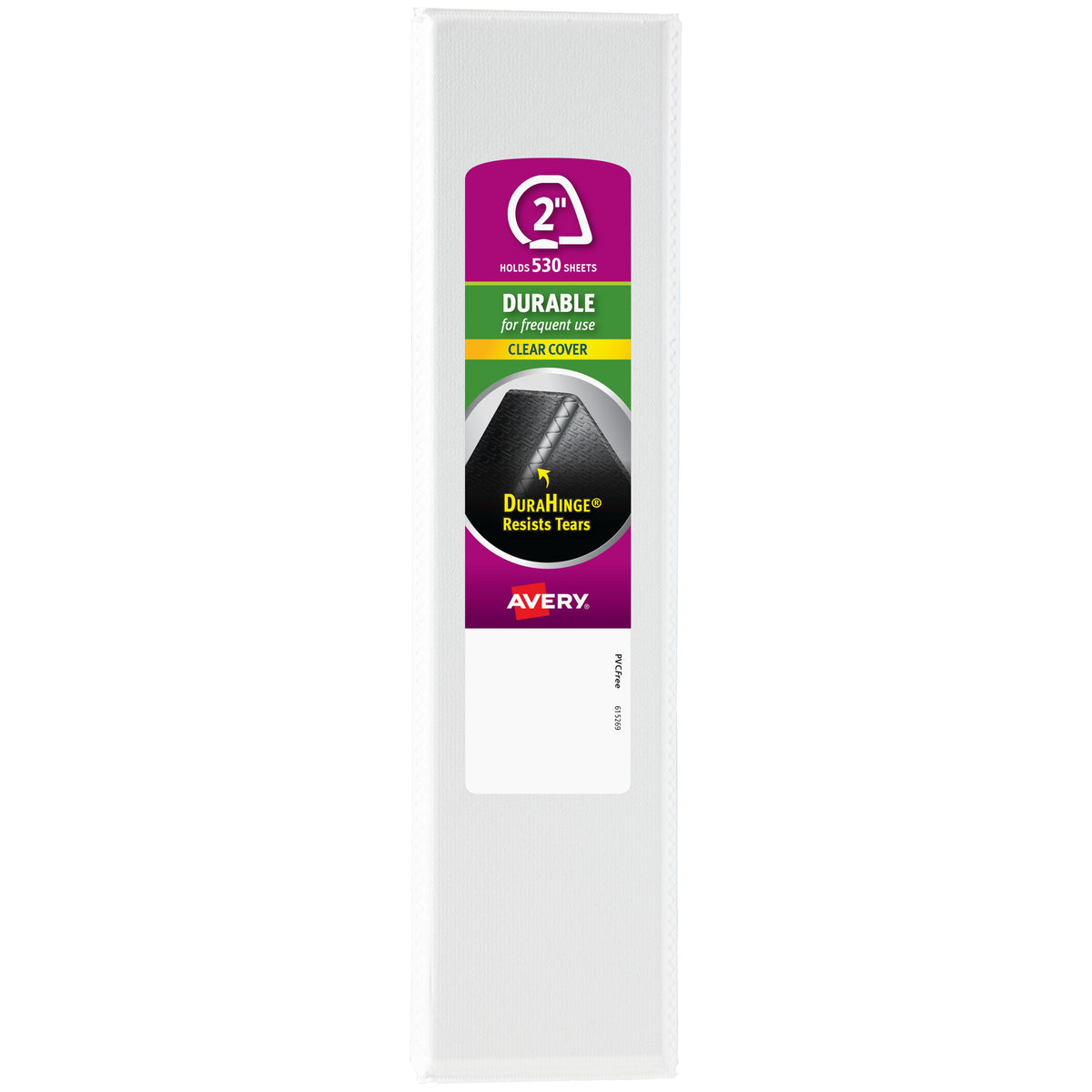 Durable View Binder D-Ring 2" Assorted Colors