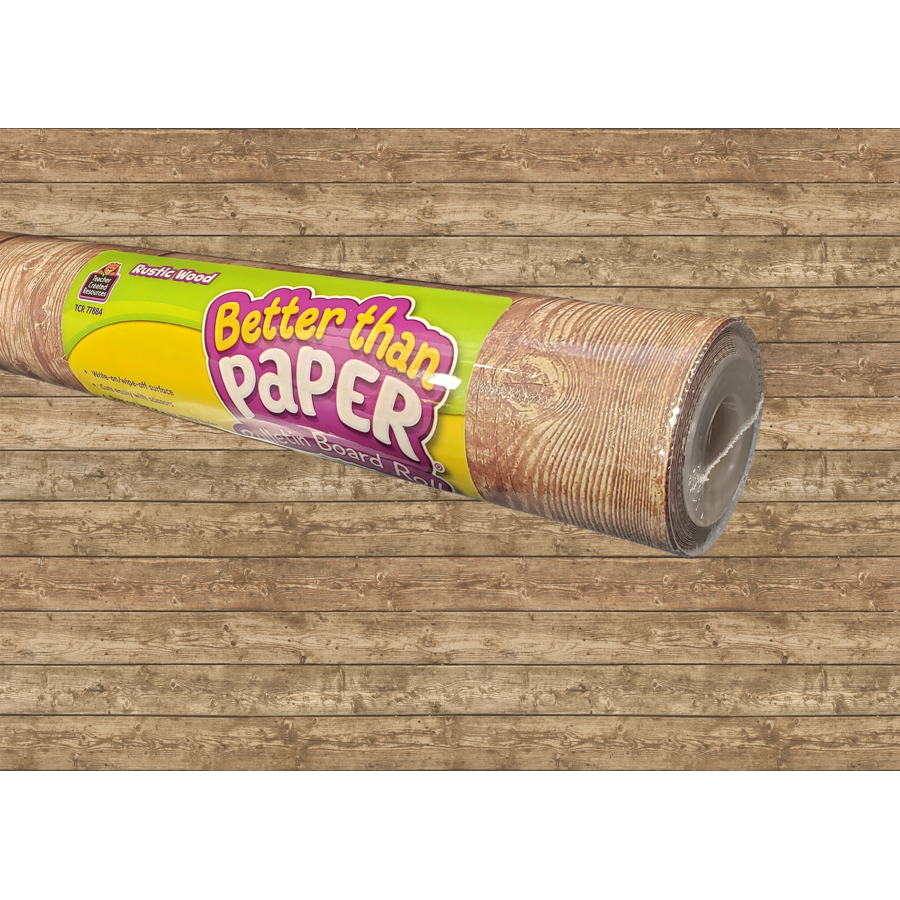 RUSTIC WOOD BETTER THAN PAPER BULLETIN BOARD ROLL