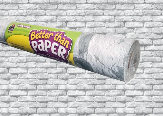 WHITE BRICK BETTER THAN PAPER BULLETIN BOARD ROLL
