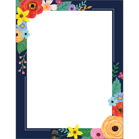 WILDFLOWERS BLANK CHART