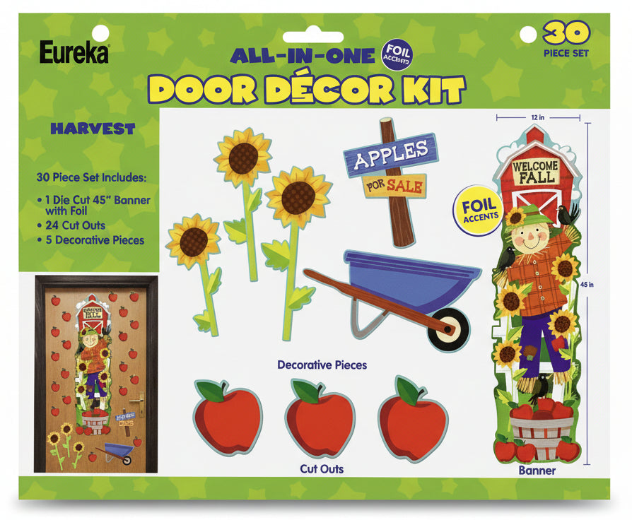 Fall Harvest All -In -One | Door Deco Kit 30pcs