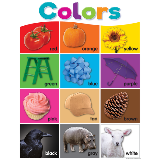 COLORFUL COLORS CHART