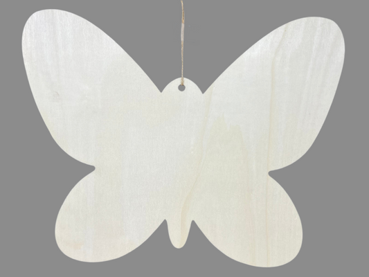 WOODEN FIGURE BUTTERFLY