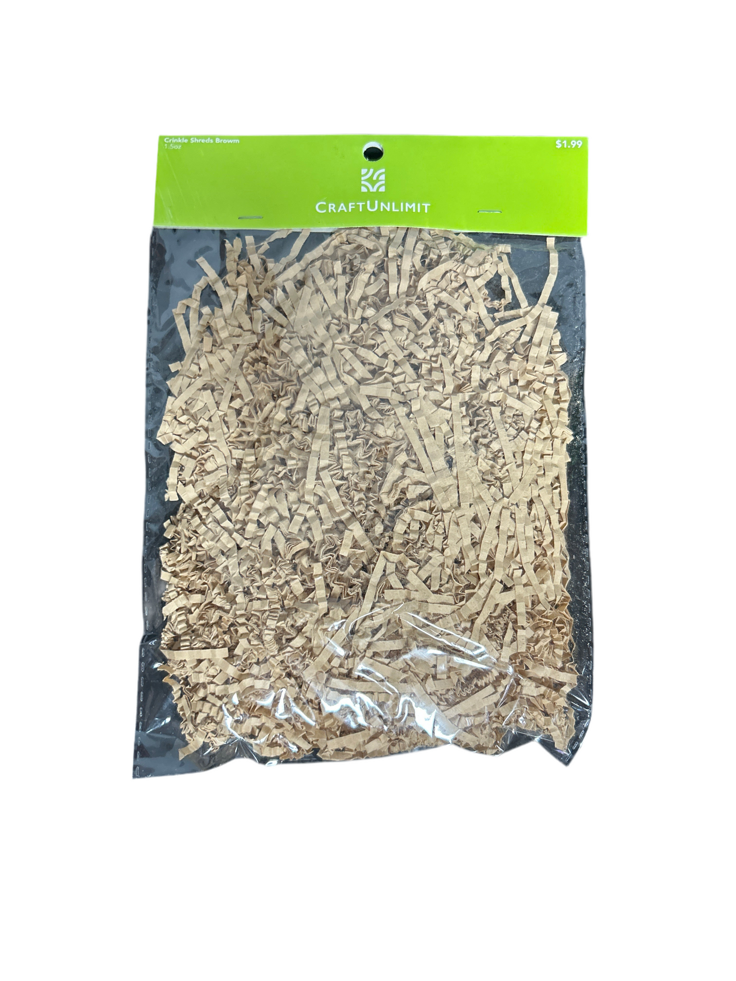 CRINKLE SHREDS BROWN 1.5OZ