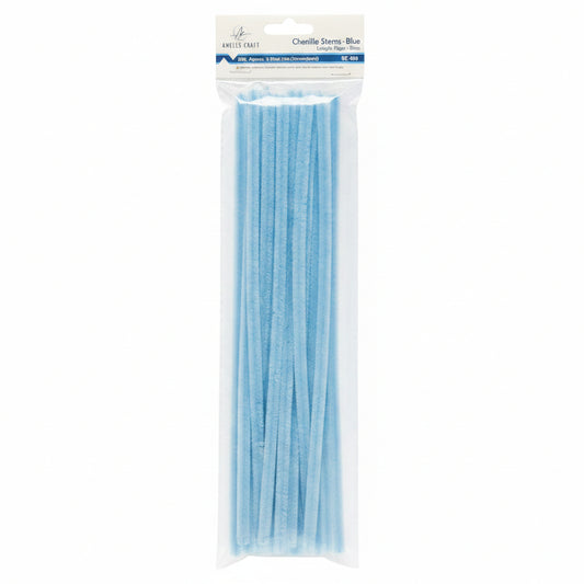 Chenille Stems | Blue | Limpia Pipas | Azul | 25 ct.