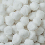 CREATIVITY STREET POM POMS WHITE 1"