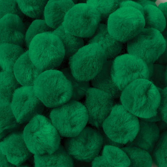 CREATIVITY STREET POM POMS KELLY GREEN 1''