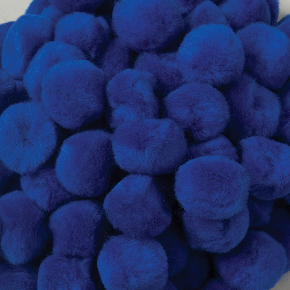 CREATIVITY STREET POM POMS ROYAL BLUE 1''