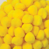 CREATIVITY STREET POM POMS YELLOW 1''
