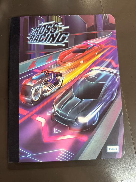 LIBRETA COSIDA CROSS RACING