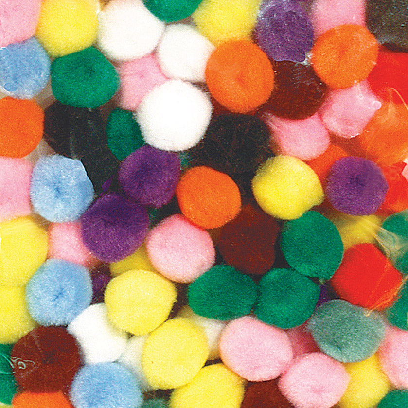 CREATIVITY STREET POM POMS BRIGHT ASSORTED COLOR