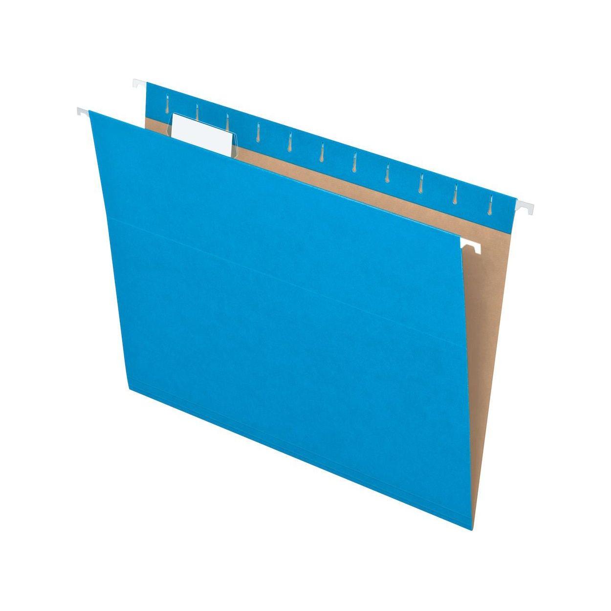 HANGING FOLDER LETTER BLUE