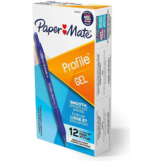 PROFILE GEL 0.7MM 12CD BLUE