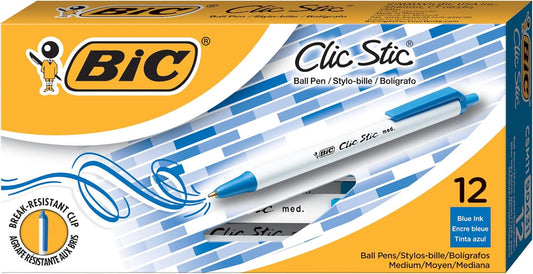 Clic Stic Medium Blue by Dozen