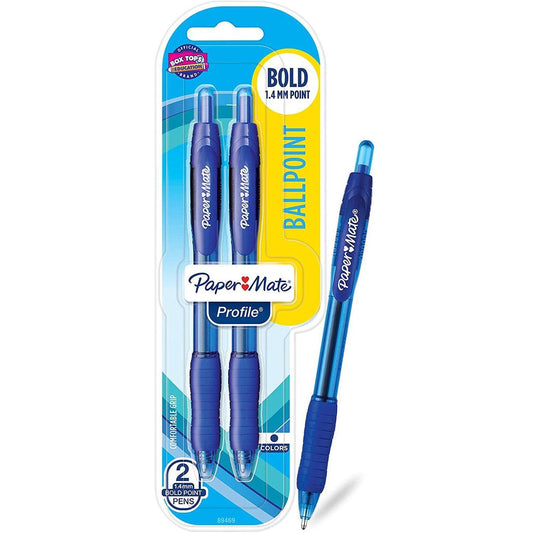 PM PROFILE RETRACT BALL PEN BOLD BLUE (PQ.2)
