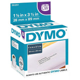 LABELS 1-1/8 X 3-1/2 PARA DYMO LABEL WRITER