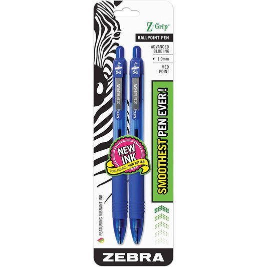 Z-GRIP BALL PEN RETRAC MEDIUM BLUE PQ.2