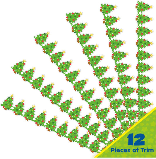 CHRISTMAS TREE DECO TRIM BORDER