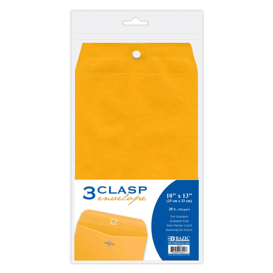 CLASP ENVELOPE 10" X 13" PQT.3