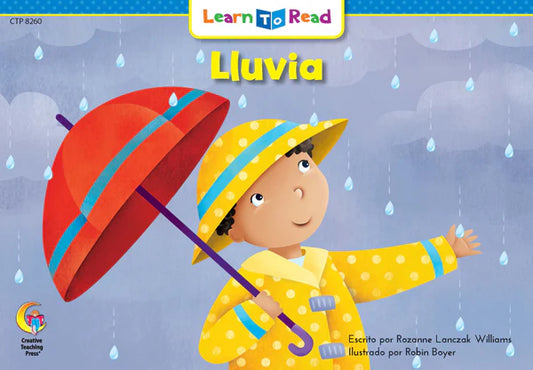 LEARN TO READ LLUVIA LIBRO
