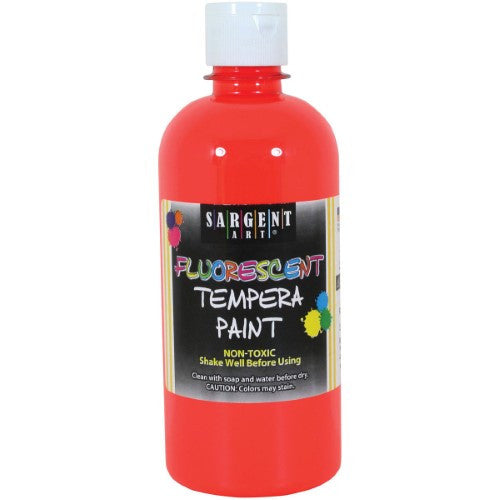 Tempera Paint Fluorescent Red