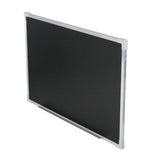 ALUMINUM FRAME BLACK CHALKBOARD 24" X 36"
