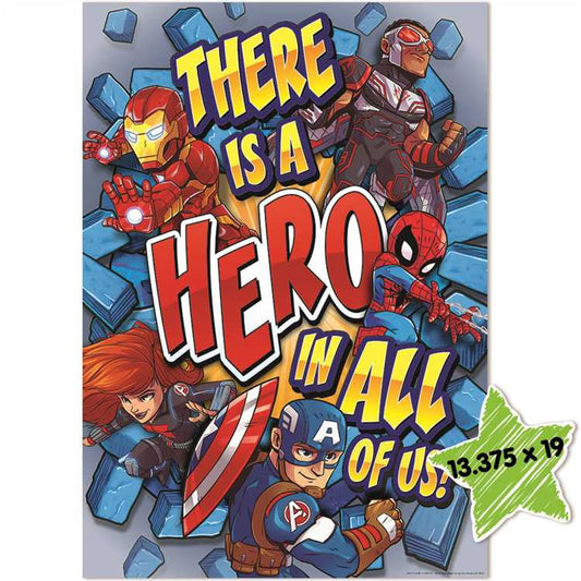 MARVEL THERE'S A SUPER HERO IN ALL OF US POSTER