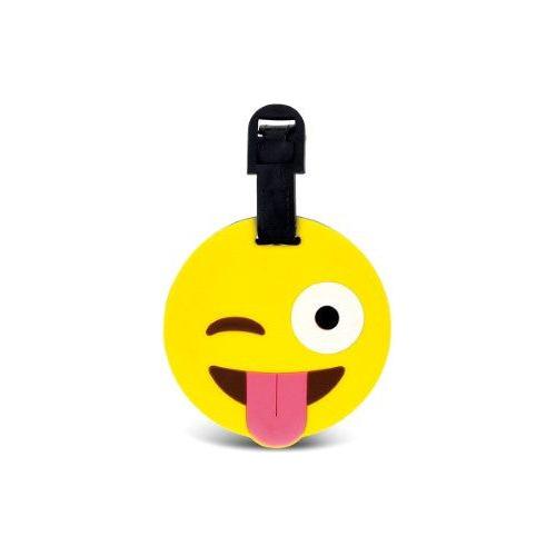LUGGAGE TAGS WINKING EMOJI