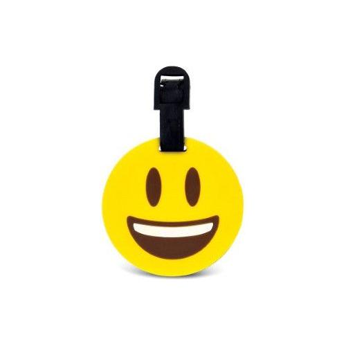 LUGGAGE TAGS SMILING EMOJI