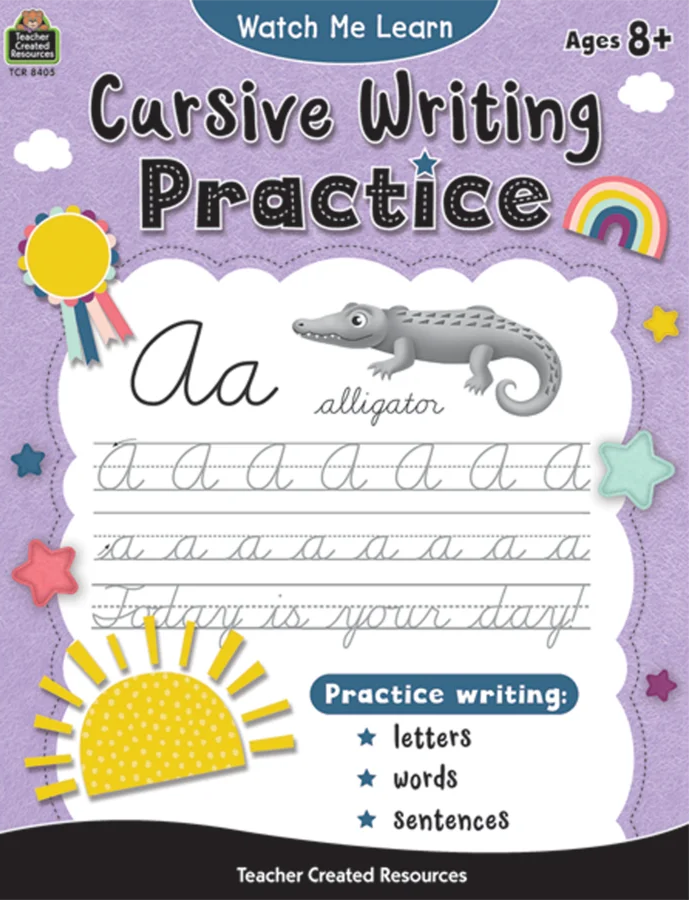 Watch Me Learn: Cursive Writing Practice