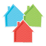 A TEACHABLE TOWN ASSORTED HOUSE CUT-OUTS