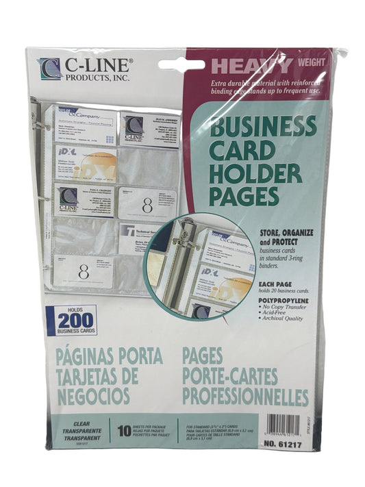 CLN Refill Page Business Cards (PQ.10)