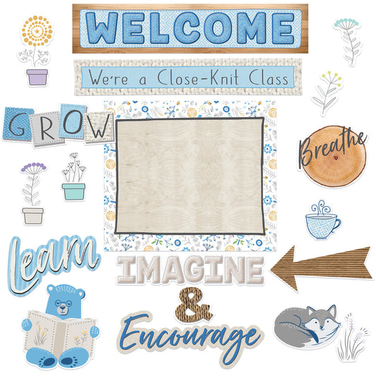 A CLOSE-KNIT CLASS WELCOME BULLETIN BOARD SET